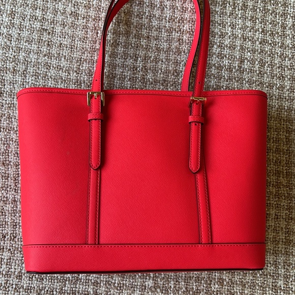 Michael Kors Jet Set Travel Sm Leather Top Zip Shl - Picture 16 of 16